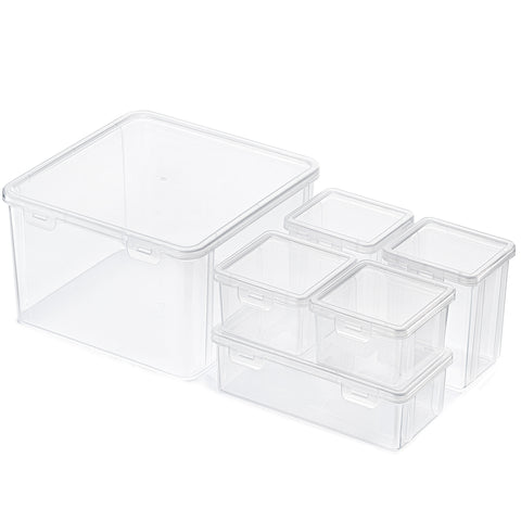 Hardware Storage Container Set (6 Pc)