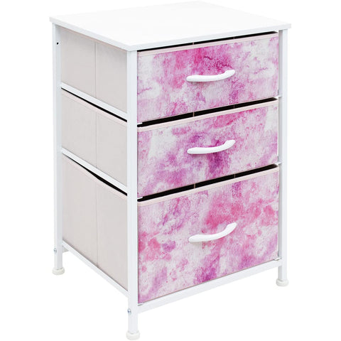 3 Drawer Display Nightstand