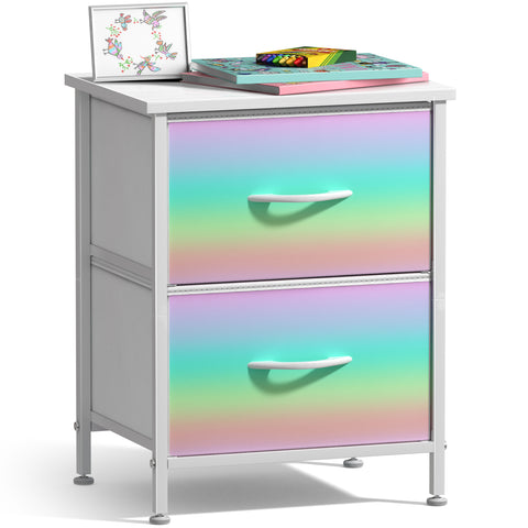 2 Drawer Display Nightstand