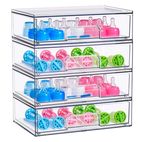 Baby Bottles Storage Drawers