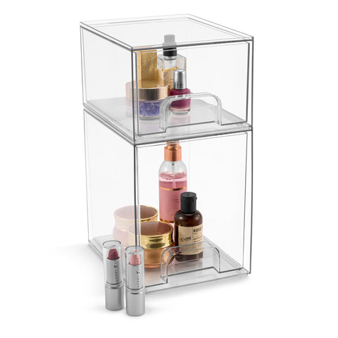 Acrylic Organizer Storage Drawers (2 Drawer)