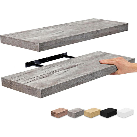 Rectangle Floating Shelves (2 Pack)