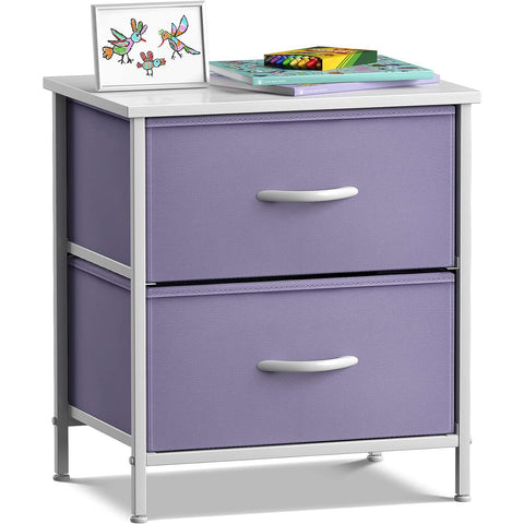 2 Drawer Display Nightstand