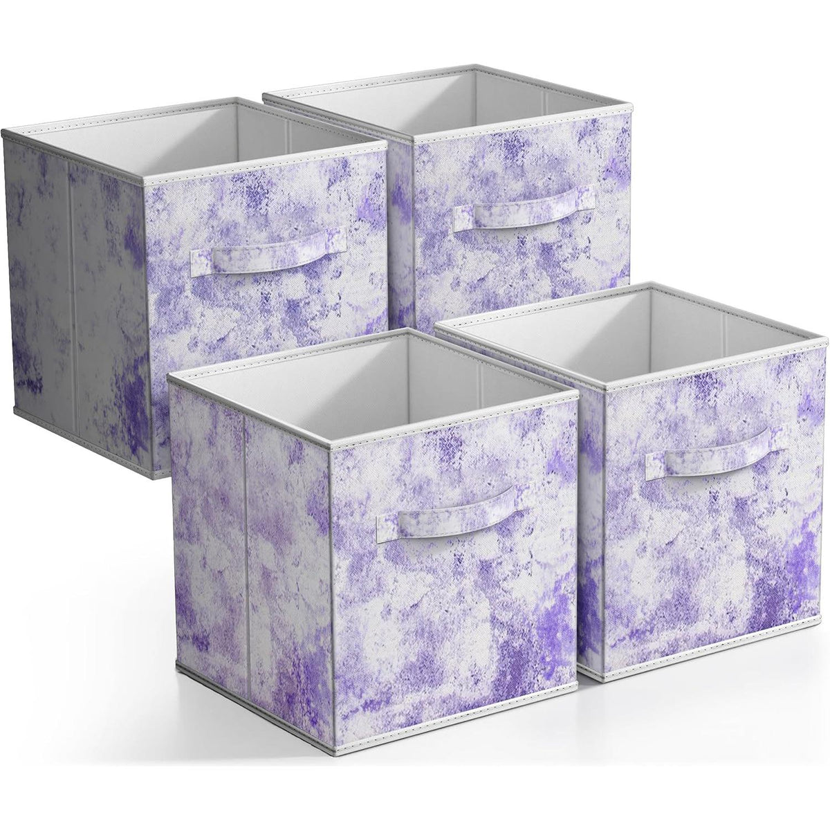 Tie-Dye Storage Cube Bins (4 Pack)