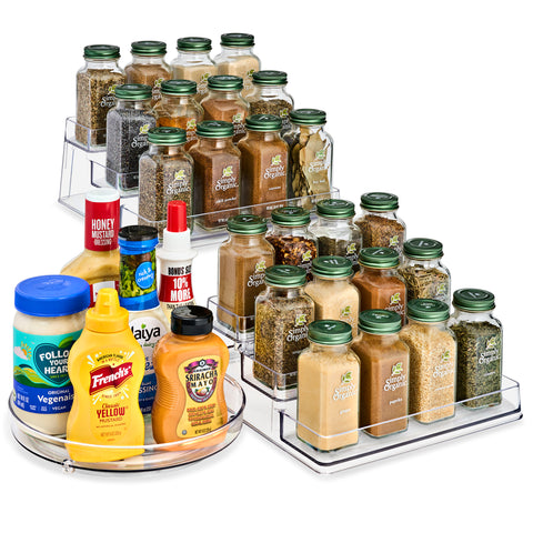 Acrylic Spice Organizer Set