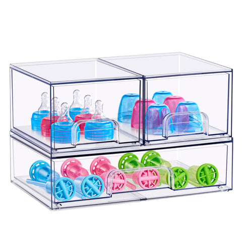 Baby Bottles Storage Drawers Variety Pack