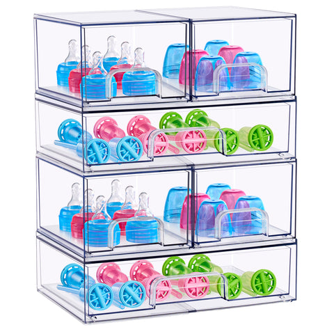 Baby Bottles Storage Drawers Variety Pack