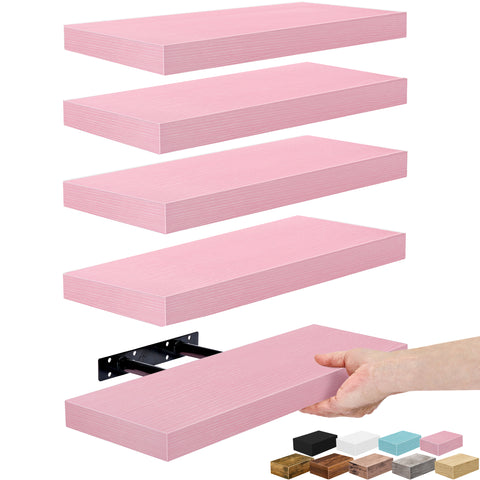 Wall Mounted Floating Shelves (5 Pack)
