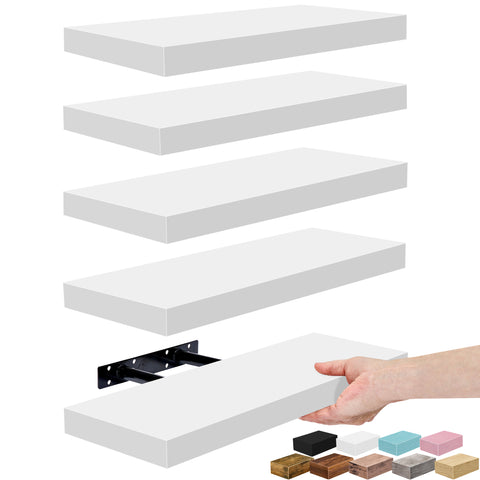 Wall Mounted Floating Shelves (5 Pack)