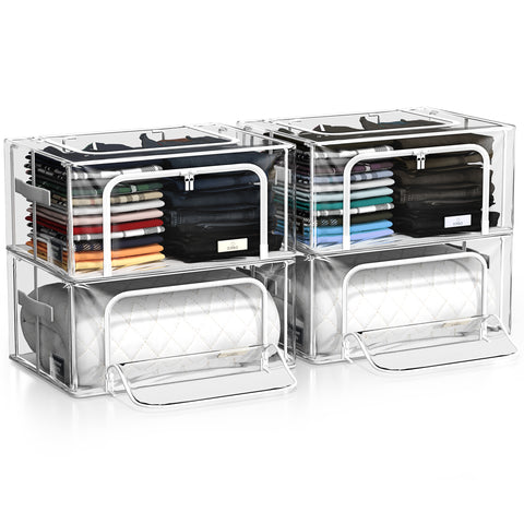Storage Bins with Metal Frame - Sorbus Home