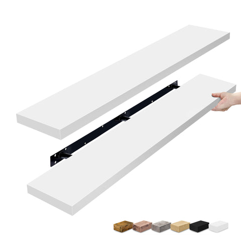 55-Inch Extra Long Floating Shelves (Set of 2)