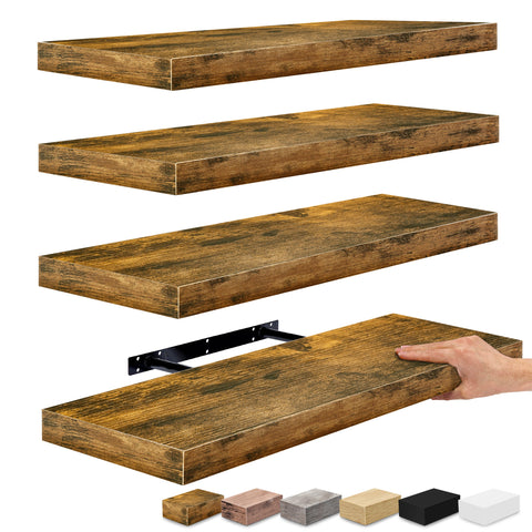 24" Floating Shelves (4 Pk)