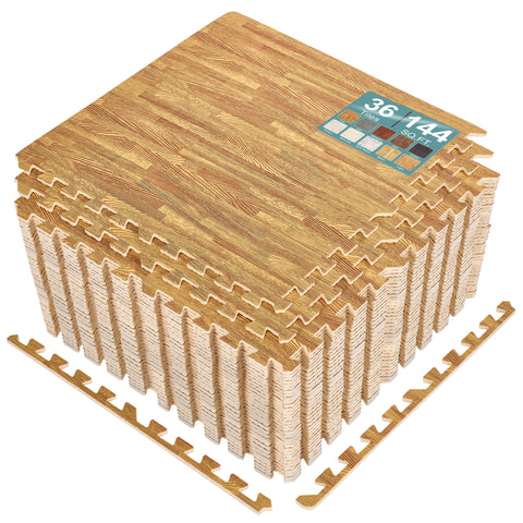 Floor Play Mat Interlocking Set (24 and 36 Pc Set)