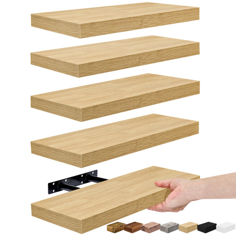 Wall Mounted Floating Shelves (5 Pack)