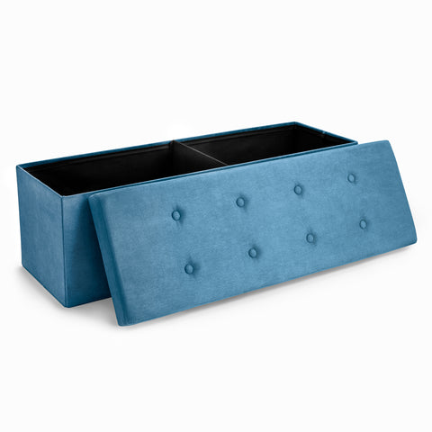 Faux Suede Storage Bench (Large)