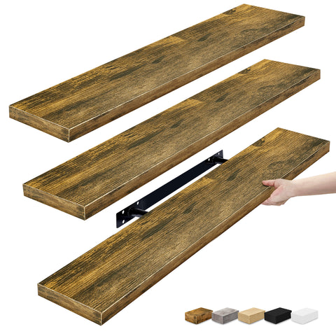 Large Floating Shelves (Set of 3)