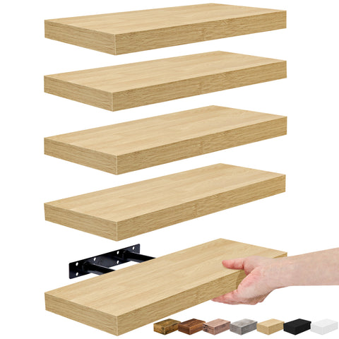 Wall Mounted Floating Shelves (5 Pack)