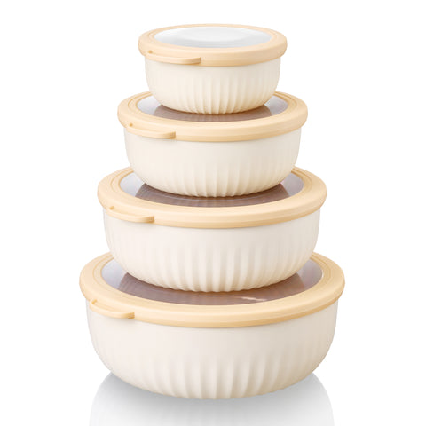 4-Pack Nesting Food Storage Containers with Lids – Sorbus Home