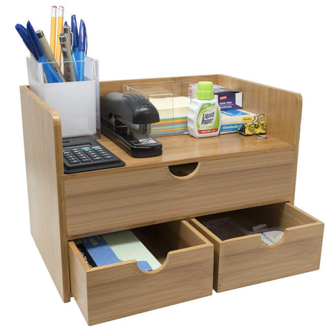 Bamboo Desk Organizer (3 Tier)