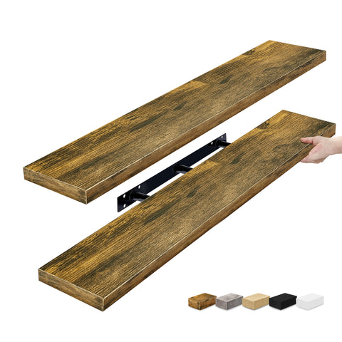 Extra Long Floating Shelves (Set of 2)