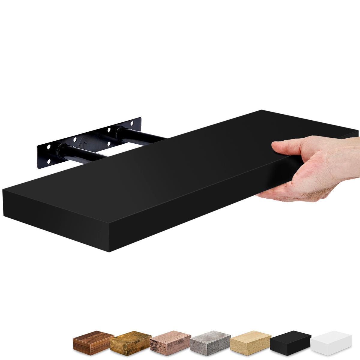 Wall Mounted Floating Shelf (1-Piece)