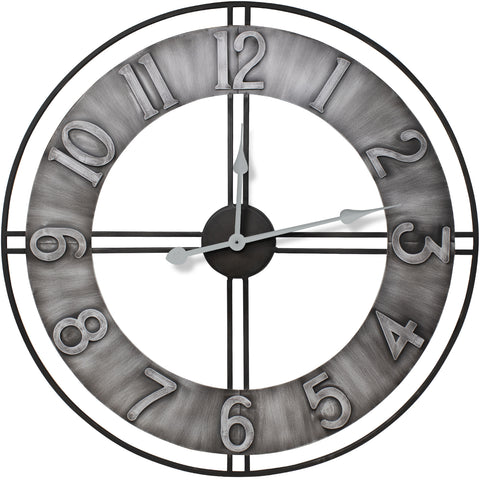 24" Distressed Wall Clock (Numeral)