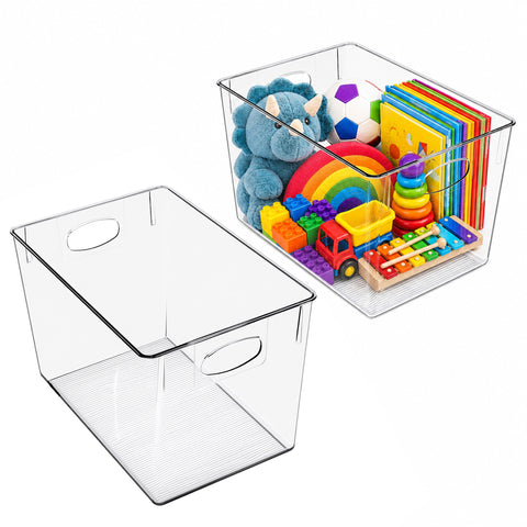 Clear Storage Bins Large