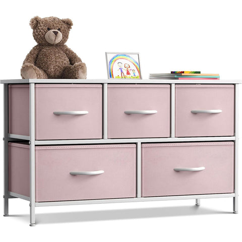 5 Drawer Wide Short Dresser