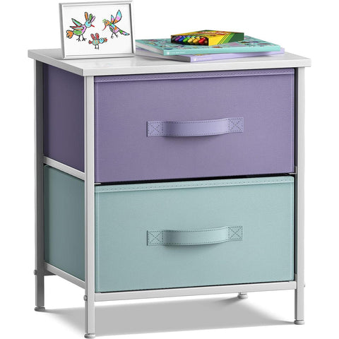 2 Drawer Display Nightstand