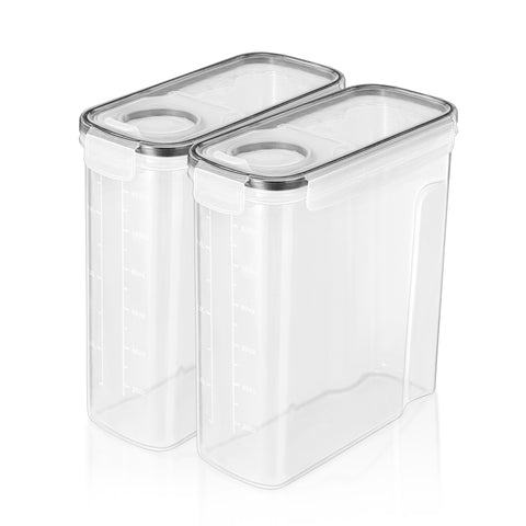 Tall Narrow Food Dispenser Containers (Set of 2)