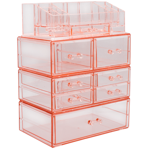 Cosmetic Storage Case (8 Drawer 4Pc)