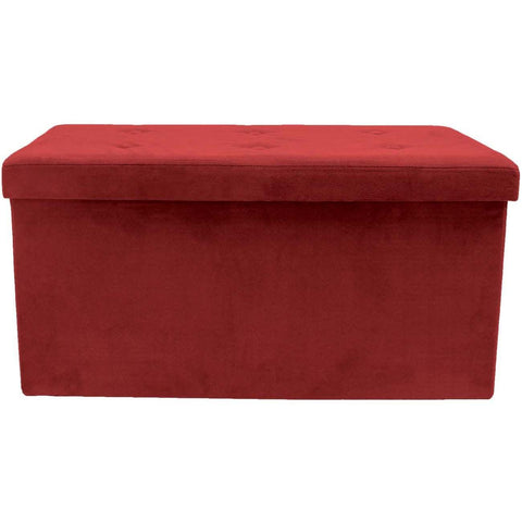 Faux Suede Storage Bench (Medium)