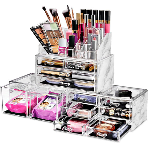 Makeup Organizer Case (12 drawer 4Pc)