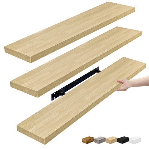 Large Floating Shelves (Set of 3)