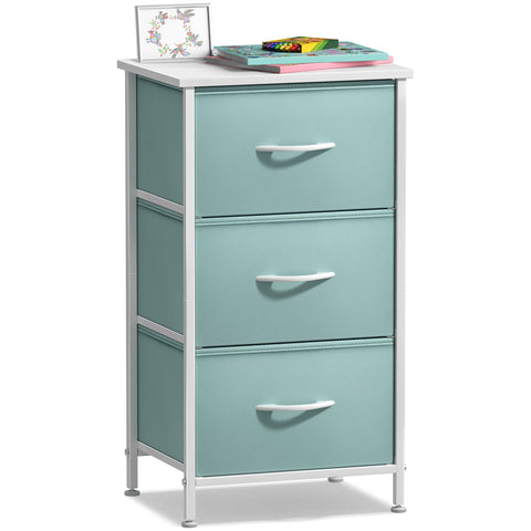 3 Drawer Display Nightstand