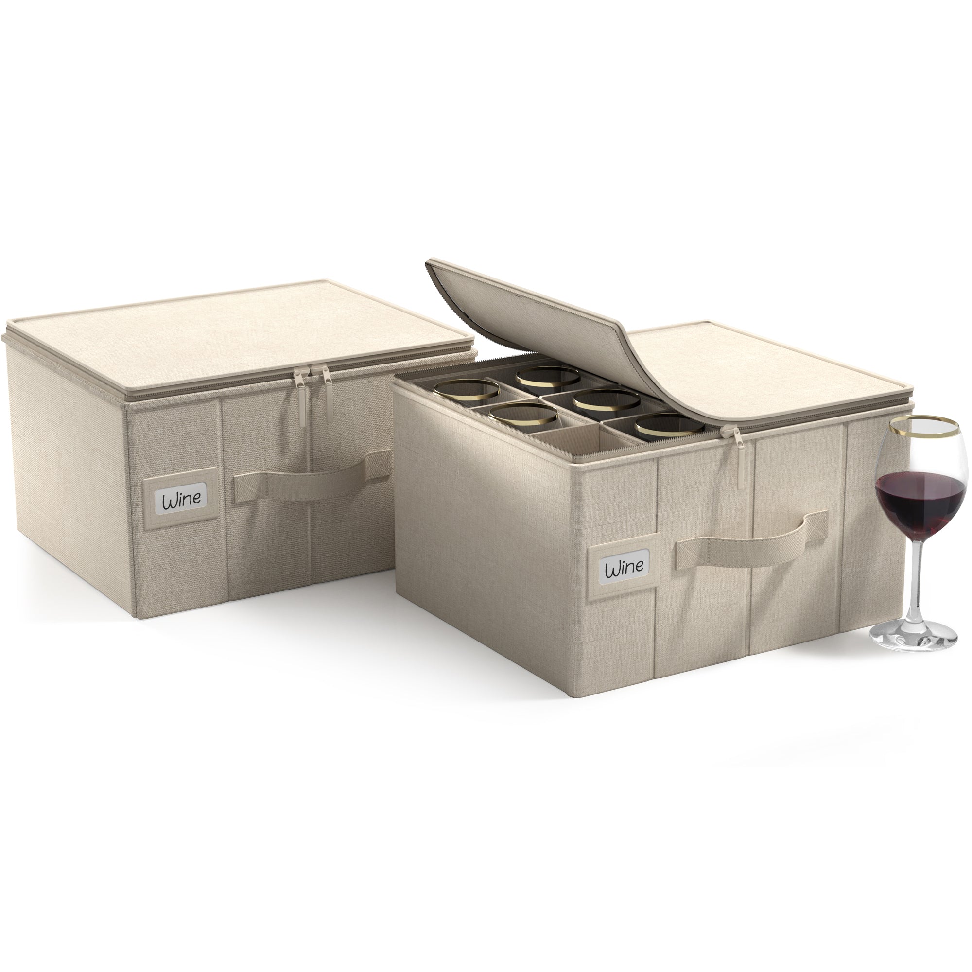 Mini Storage Hard Shell Stemware Hard Shell Storage Case – Sorbus Home