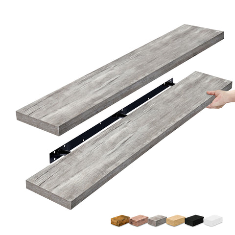 55-Inch Extra Long Floating Shelves (Set of 2)