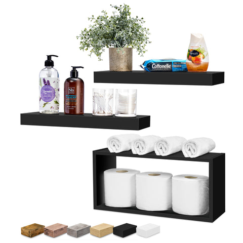 Floating Shelves for Wall (Set of 3)