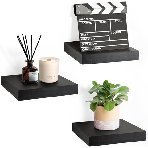 Floating Square Shelves (3 Pack)