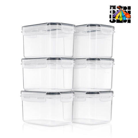 Medium Airtight Food Storage Containers (6 Pack)