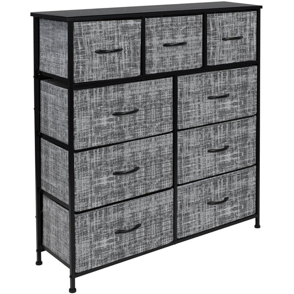 9 Drawer Wide Tall Dresser – Sorbus Home