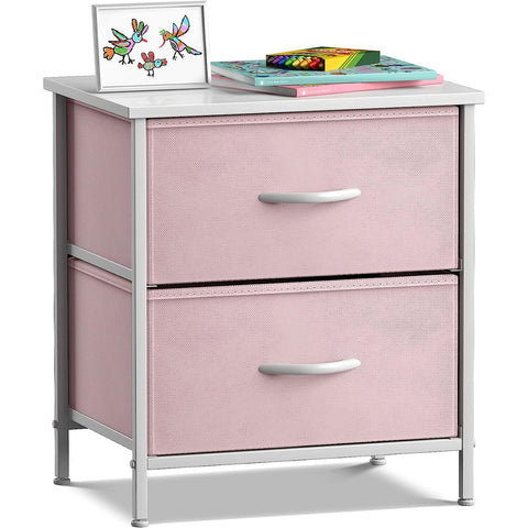 2 Drawer Display Nightstand