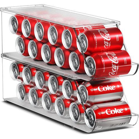 12 Can Soda Can Organizer Drink Dispenser Set