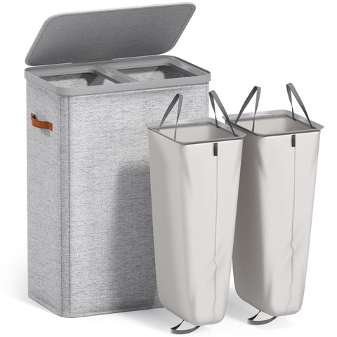 Collapsible Laundry Hamper with Lid - Sorbus Home