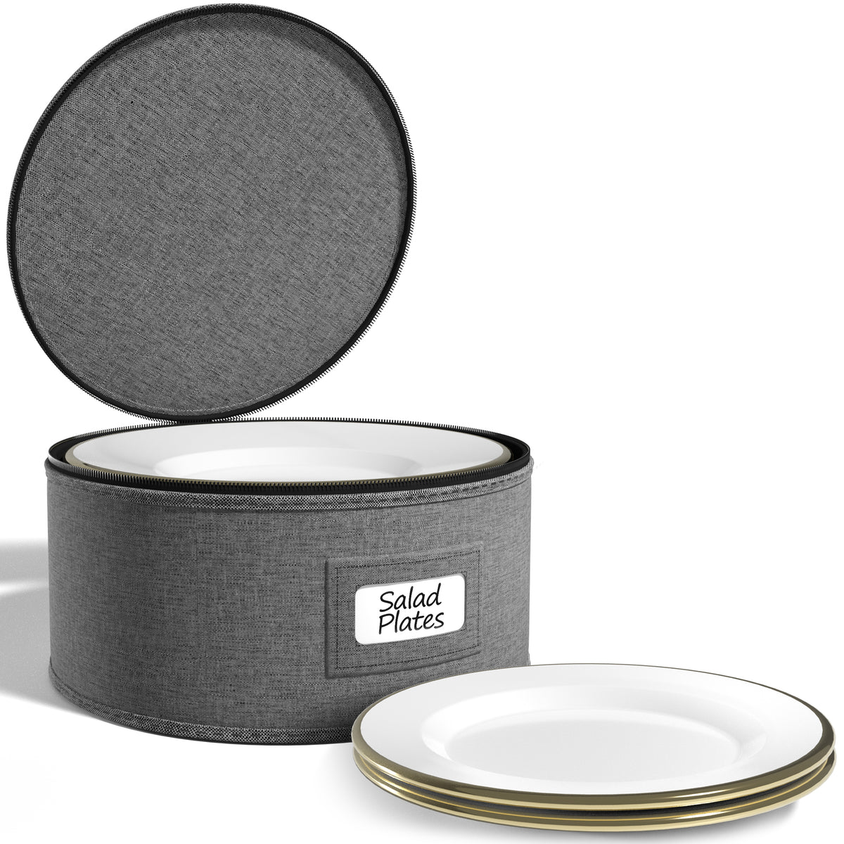 China Storage Salad Plate Container Dinnerware Organizer (1 Piece) - Sorbus Home