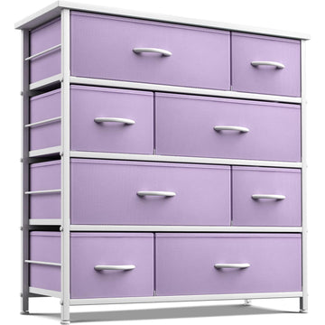 8 Drawer Wide Tall Dresser – Sorbus Home