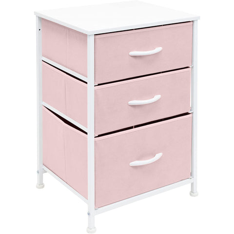 3 Drawer Display Nightstand