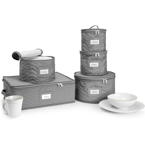 Dinnerware Storage Set Serves 12 (5 Pack)