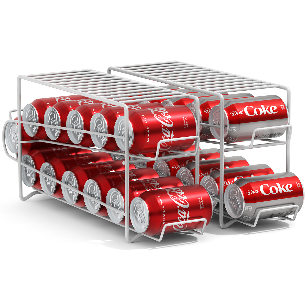 Soda Box Rack Soda Can Beverage Dispenser Rack (2 Pack) – Sorbus Home