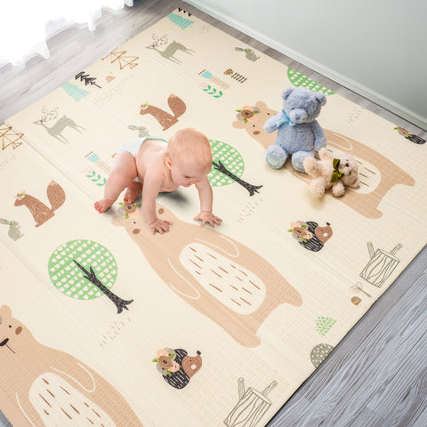 78" Forest Friends Kids Foam Mats